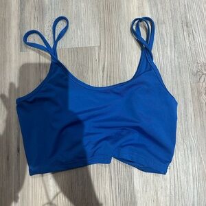 SHEIN Blue Crop Top